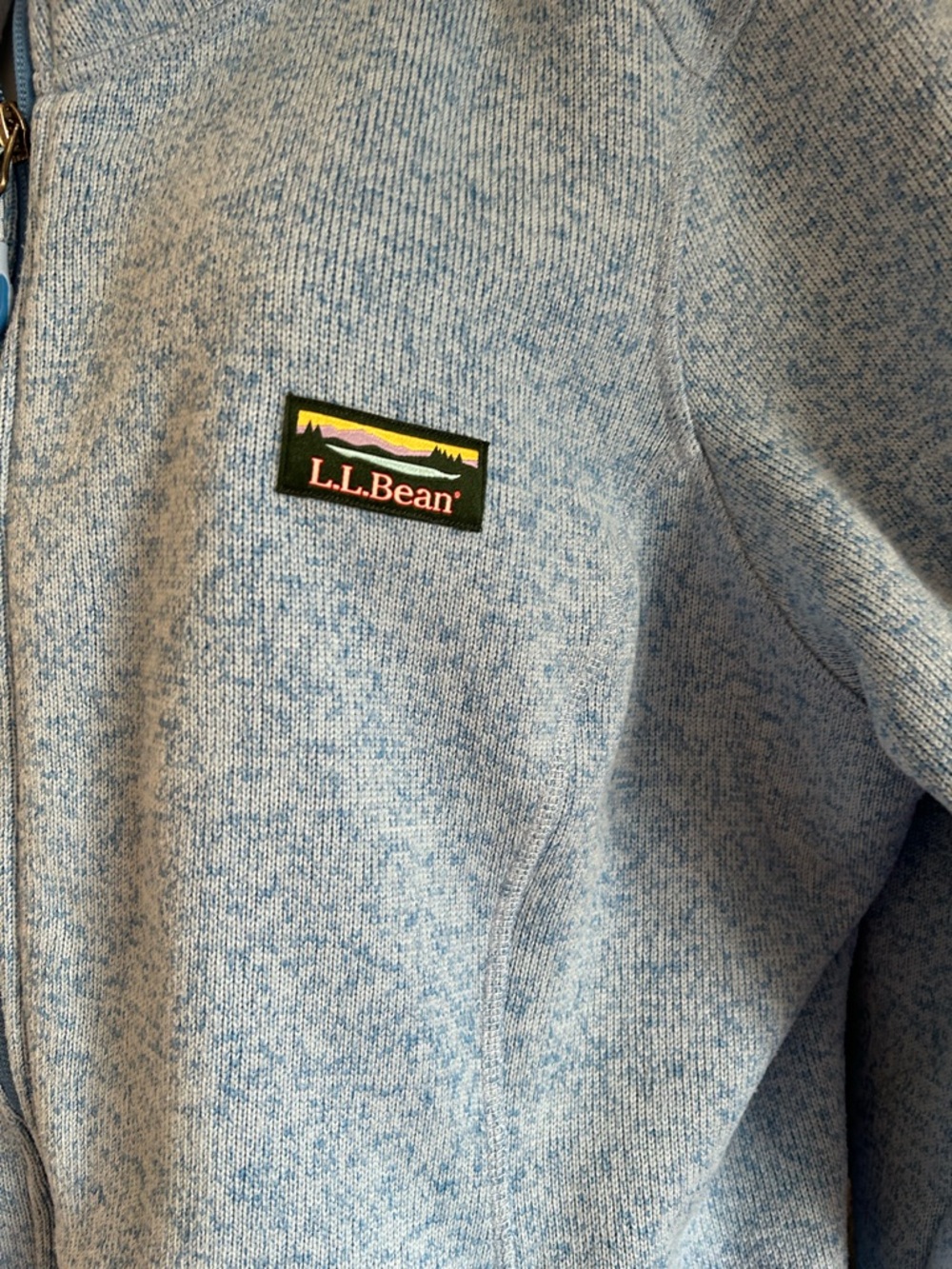 Women's L.L.Bean Sweater Fleece Full-Zip Jacket with pockets Size 3X - Picture 4 of 5